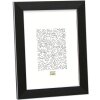 Marco de plástico Deknudt S41VK2 negro con borde plateado 21x29,7 cm DIN A4