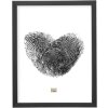 Marco de plástico Deknudt S41VK2 negro con borde plateado 21x29,7 cm DIN A4