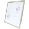 Marco de madera Deknudt S41JD1 plata 4 fotos 10x15 cm (31,4x31,4 cm)