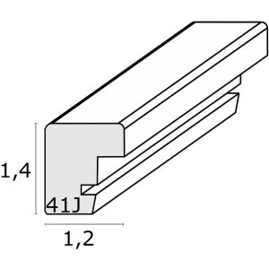 Deknudt pizarra magnética de madera S41JH1 natural 40x60 cm