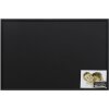Deknudt Tablero magnético de madera negro S41JL2 negro 40x60 cm