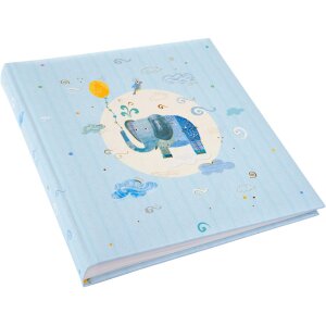 Goldbuch Álbum Bebé Elefante Azul 30x31 cm 60 páginas blancas