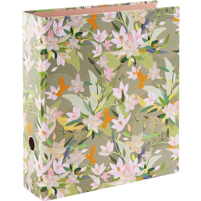 Goldbuch Carpeta Royal Lilly verde DIN A4 lomo 8 cm