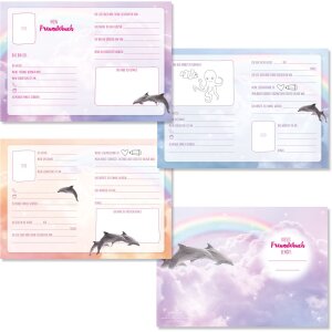 Goldbook Libro Amigos Delfines 15x21 cm 88 páginas ilustradas