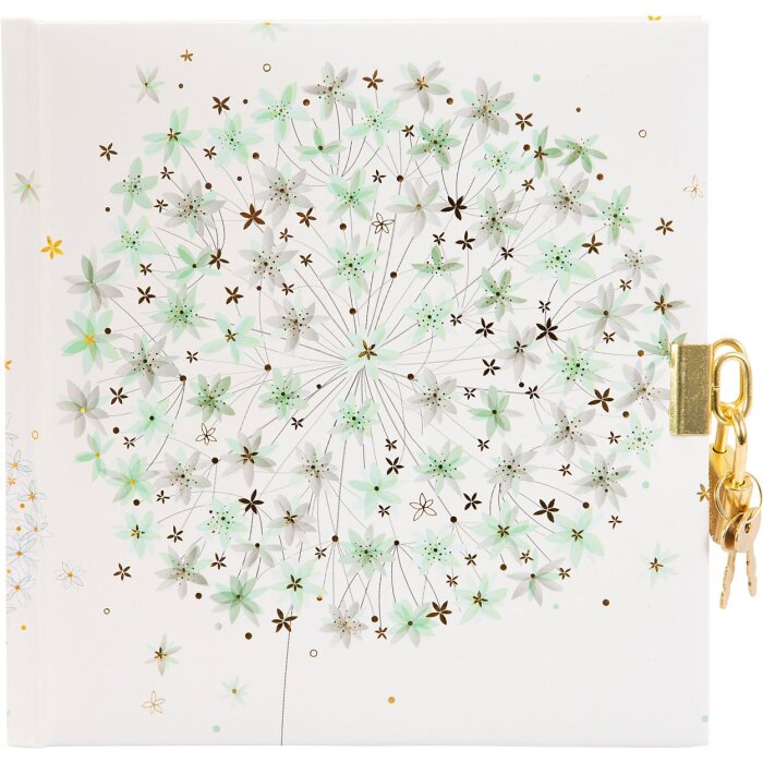Goldbuch Diario Flor suave 16,5x16,5 cm 96 páginas blancas