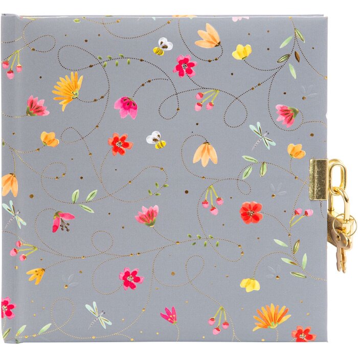 Goldbuch agenda Día de verano gris 16,5x16,5 cm 96 páginas blancas