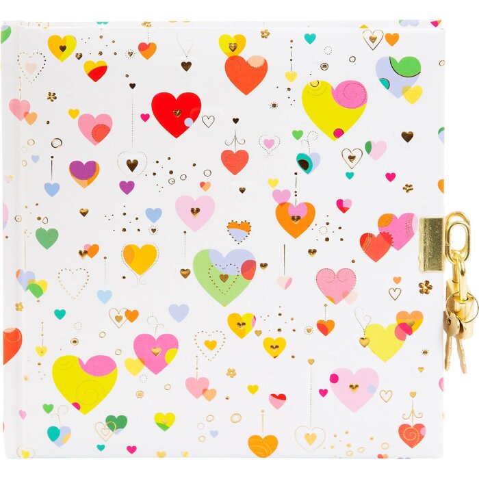 Goldbuch Diario Corazón a Corazón claro 16,5x16,5 cm 96 páginas blancas