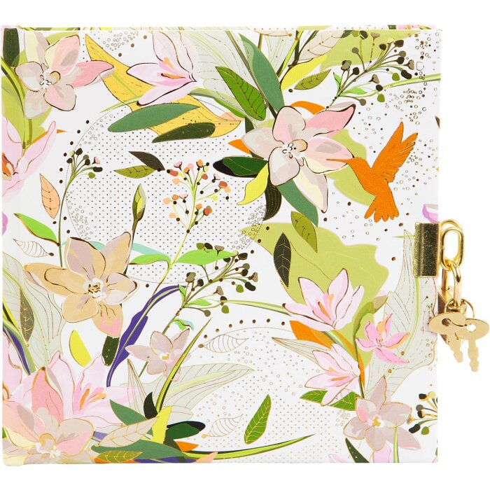 Goldbuch Diario Royal Lilly blanco 16,5x16,5 cm 96 páginas blancas