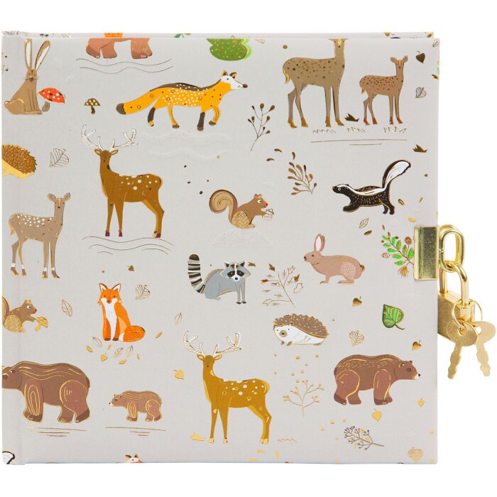 Goldbuch Agenda Woodland charm marrón 16,5x16,5 cm 96 páginas blancas