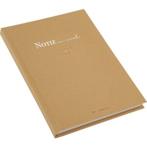 Goldbuch cuaderno Note to me Beige 15x22 cm 200 páginas punteadas