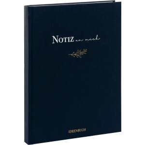 Goldbuch Cuaderno Note to Me azul oscuro 15x22 cm 200 páginas punteado