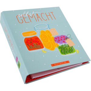 Goldbuch carpeta de recetas de elaboración propia 21x24 cm 25 hojas