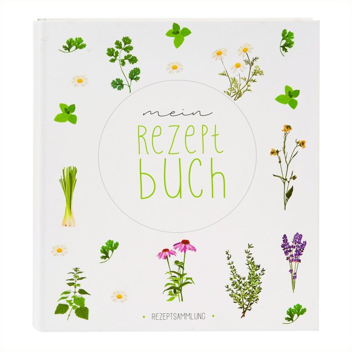Goldbuch carpeta de recetas flores silvestres 21x24 cm 25 hojas