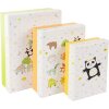 Goldbuch Juego de Cajas de Cartón Pirámide de Animales 3 Cajas de Cartón