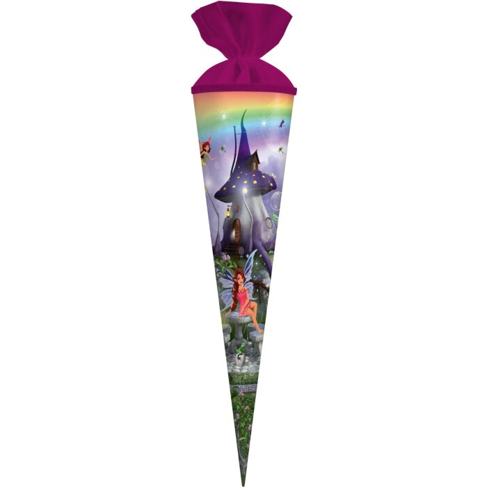 Goldbuch cono escolar fairy magic 70 cm con cierre de fieltro