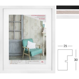 Marco de madera Walther Estocolmo 40x50 cm con cristal...