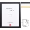 Marco de madera con efecto Perfil 55 Formatos especiales y tipos de cristal