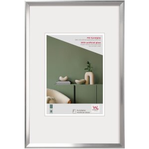 Marco de plástico Walther Desire plata 20x30 cm...