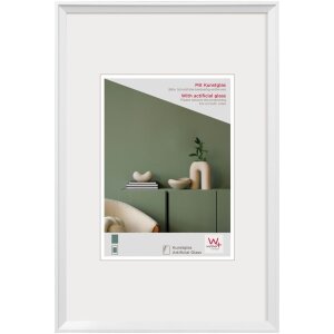 Marco de plástico Walther Desire blanco 30x40 cm...