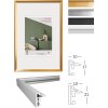 Marco de plástico Walther Desire plata 40x50 cm Cristal acrílico