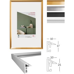 Walther Marco de plástico Desire blanco 40x60 cm Cristal acrílico