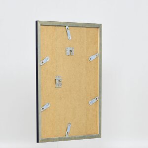 Efecto marco de madera Perfil 26 azul 10,5x14,8 cm cristal de museo