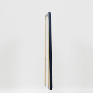 Efecto Marco de madera Perfil 26 azul 25x70 cm Cristal antirreflectante