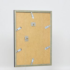 Efecto Marco de madera Perfil 26 azul 40x40 cm Cristal normal