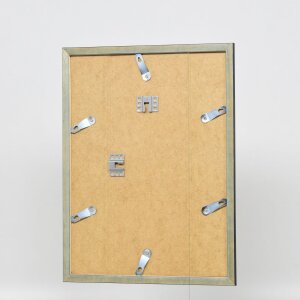 Efecto Marco de madera Perfil 26 azul 50x70 cm Cristal antirreflectante