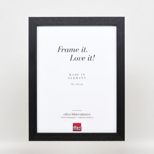 Efecto Marco de madera Perfil 52 negro 45x60 cm Art Glass
