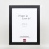 Efecto Marco de madera Perfil 52 negro 45x60 cm Art Glass