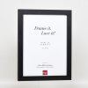 Efecto Marco de madera Perfil 52 negro 45x60 cm Art Glass