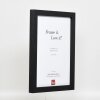 Efecto Marco de madera Perfil 52 negro 45x60 cm Art Glass