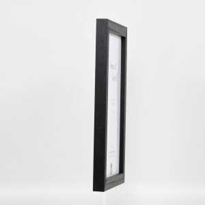Efecto Marco de madera Perfil 52 negro 70x100 cm Vidrio Museo