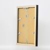 Efecto marco de madera Perfil 52 negro 10,5x14,8 cm cristal de museo