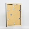 Efecto marco de madera Perfil 52 negro 10,5x14,8 cm cristal de museo