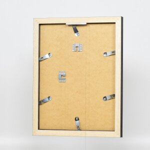 Efecto Marco de madera Perfil 52 negro 61x91,5 cm Vidrio Museo