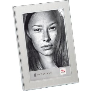 Marco de fotos metálico Walther JAZZ 10x15 cm plata