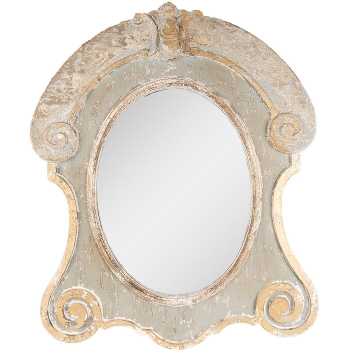 Clayre & Eef 52S266 Espejo 69x3x84 cm Marrón - Beige