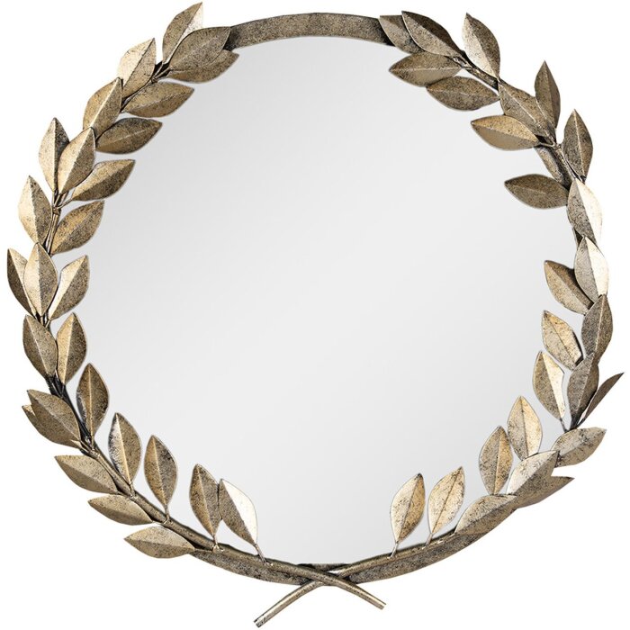 Clayre & Eef 52S288 Espejo Ø 55x4 cm Espejo de pared dorado