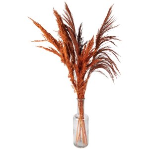 Clayre & Eef 5DF0013 Flores Secas Bambú 90 cm (10) Naranja