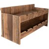 Clayre & Eef 5H0637 Botellero 65x28x33 cm Marrón Rectángulo