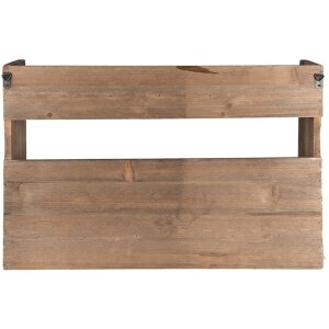 Clayre & Eef 5H0641 Estante de pared 60x12x42 cm Marrón