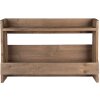 Clayre & Eef 5H0641 Estante de pared 60x12x42 cm Marrón
