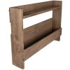 Clayre & Eef 5H0641 Estante de pared 60x12x42 cm Marrón