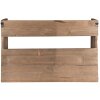 Clayre & Eef 5H0641 Estante de pared 60x12x42 cm Marrón