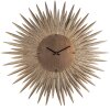 Clayre & Eef 5KL0228 Reloj de Pared Ø 69x4 cm - 1xAA Redondo color Cobre
