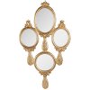 Clayre & Eef 62S265 Espejo 28x2x49 cm Espejo de pared dorado