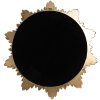 Clayre & Eef 62S277 Espejo Ø 51x3 cm Espejo de pared dorado