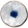 Clayre & Eef 65202 Pomo Ø 4x4 cm Azul - Blanco Redondo